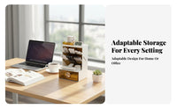Multi-Compartment Desktop organizer Multiple Compartments for Study Room, household users