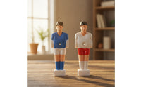 Table Football Player with Mounting Hole Molded Foosball Player with Mounting Hole Easy to Install Foosball Man for Enthusiasts