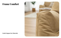 Bean Bag Armchair Removable and Cleanable Cover Lounge Chair Space Saving Modern Aesthetic for Adults, Esports Fans, Living Room