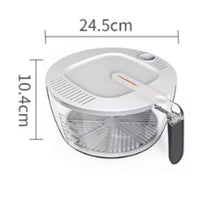 Rice Washing Bowl with Grater Lid Flat-Lid Draining Bowl with Lid Handheld