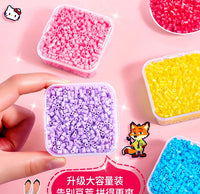 拼豆融合豆拼豆材料包全套手工diy材料包mard家221色拼豆补充包