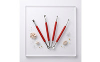 4 Pieces Stainless Steel Clay Sculpting Tool Cylindrical Clay Modeling Tool Easy to Clean Stylus Straight for Sculptors