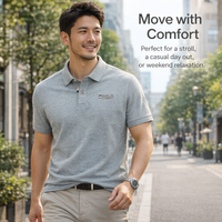 Men's Short Sleeve Shirts in Lightweight Blend for Casual Wear, Loose Fit Textured Knit Tops with Letter Pattern Detail, Breathable Daily