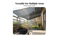 Protection Sun Shade Net Tear-Resistant Outdoor Sun Shade Net Reinforced Edges Patio Sunblock Material Cooling for Gardeners, Greenhouse, Balcony, Carport