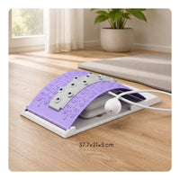 Posture Correction Stretcher Pressure Relief Waist Stretch Board Adjustable Back Relaxation Board Acupressure Nodes for Office Workers, Home