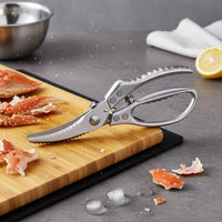 Chicken Bone Scissors Ergonomic Handle Fowl Shears Lock Heavy Duty Kitchen Shears for Home Cooks