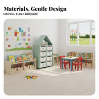 children's Book and Toy Organizer Large Capacity book shelf Promotes Organization