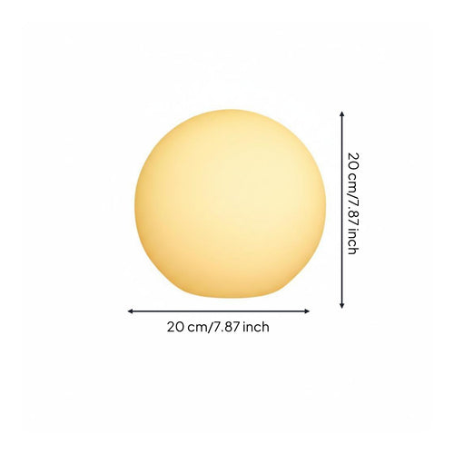 Colorful Sphere Lawn Light, Outdoor Creative Globe Lamp, Decorative, Remote Control, Rechargeable, IP65 Waterproof, for Courtyard, Plaza, Showcase, Stage