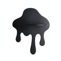 Cumulus Shape Wall Shelf Space-Saving Modern Decorative Wall Rack for Bedroom
