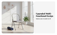 Foldable Iyengar Exercise Chair Heavy Duty Exercise Auxiliary Chair Stable & Long-Lasting Headstand Bench Non-Slip Design for Beginners, Home Gym