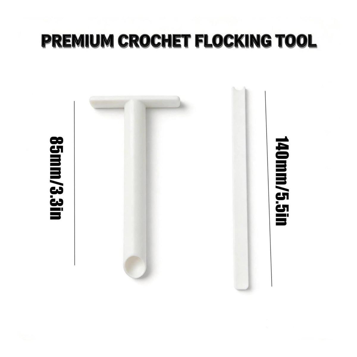 2 Pieces Soft Turning Stick 3D Printed Stuffing Rod DIY Craft