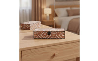Jewelry Storage Box Rectangular Jewelry Box with Lid Decorative for Vanity
