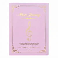 Hard Cover A4 Music Score Folder Treble Clef Sheet Music Binder