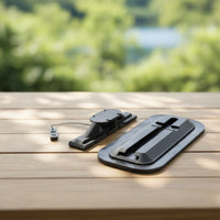 Fast-Release Mounting Base Rigid Underwater Thruster Base Compact Mounting Plate with Rail for Anglers, Kayak, Paddle Board