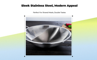 Induction-ready stainless hot pot
