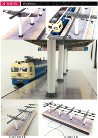 High-Speed Rail Station Platform Model Kit (No Tracks) 1:87 Scale