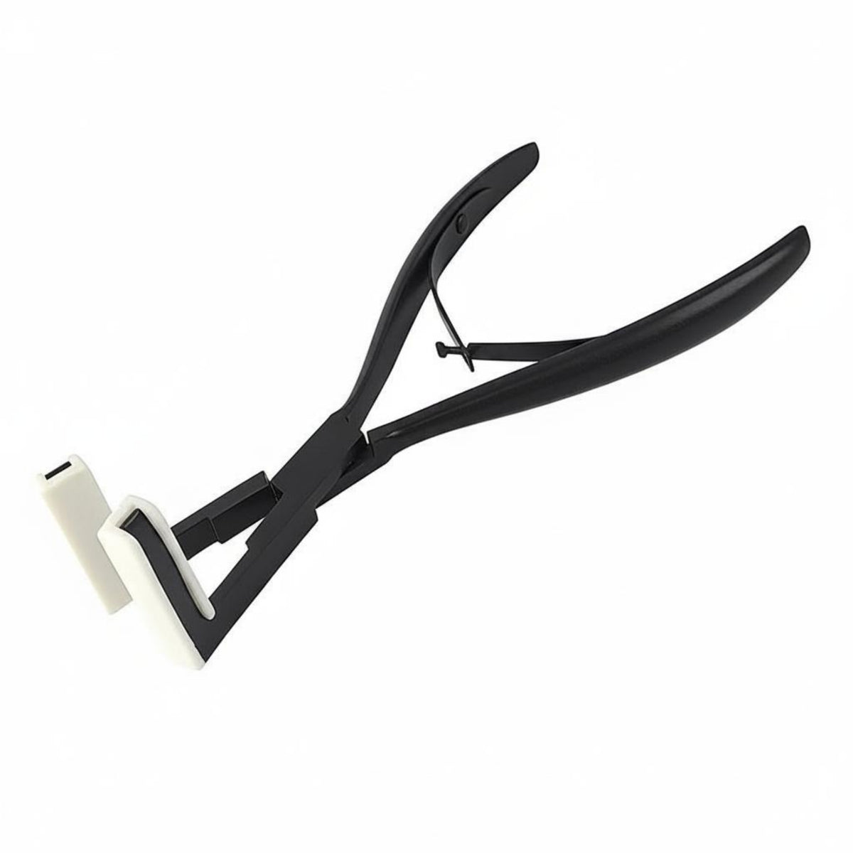 Hair Weft Pliers White Jaw Pads Hair Extension Tool
