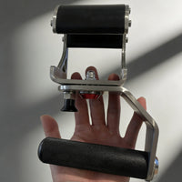 Lockable Pull-down Handle Stainless Steel Fitness Equipment Brushed Metal