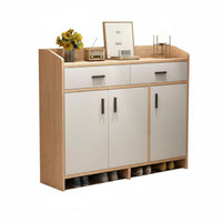 Footwear Storage Unit Dust-Resistant Design Large Capacity Footwear Storage Unit Space Saving for Homeowners, Apartment Dwellers, Dormitory, Hallway