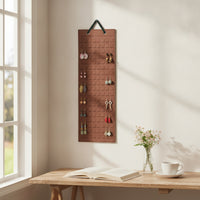 Vertical Wall-Mounted Earring Display Lightweight Wall-Mounted Earring Organizer Sturdy Felt Jewelry Organizer Long-Lasting for Women, Girls, Closet