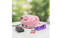 Rotary Electric Nail Drill Machine Multifunctional Nail Drill with Foot Pedal Low Vibration Appliance Quiet for Manicurists