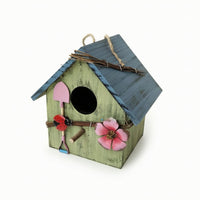 Decorative Birdhouse Patio Wooden Birdhouse Vintage for Gardeners