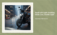 65W LED Motorcycle Headlight