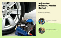 Cordless brushless tire inflator, fast