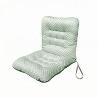 Seat and Back Cushion Padded Tufted Chair Cushion with Ties Home Furnishing