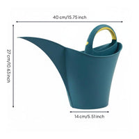 Plastic Watering Can Easy to Hold Garden Supply Ergonomic Handle for Greenhouse