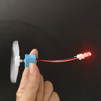 Educational Mini Wind Turbine Generator Kit Miniature Generator with Impeller Translucent Wind Power Demonstration Unit Classroom-Friendly for Teachers, Hobbyists, School Projects