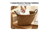 Woven Sundry Basket Japanese design Household Storage sturdy for Parents, Adults