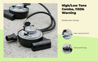Super Powerful Waterproof Car Horn, Universal High/Low Tone