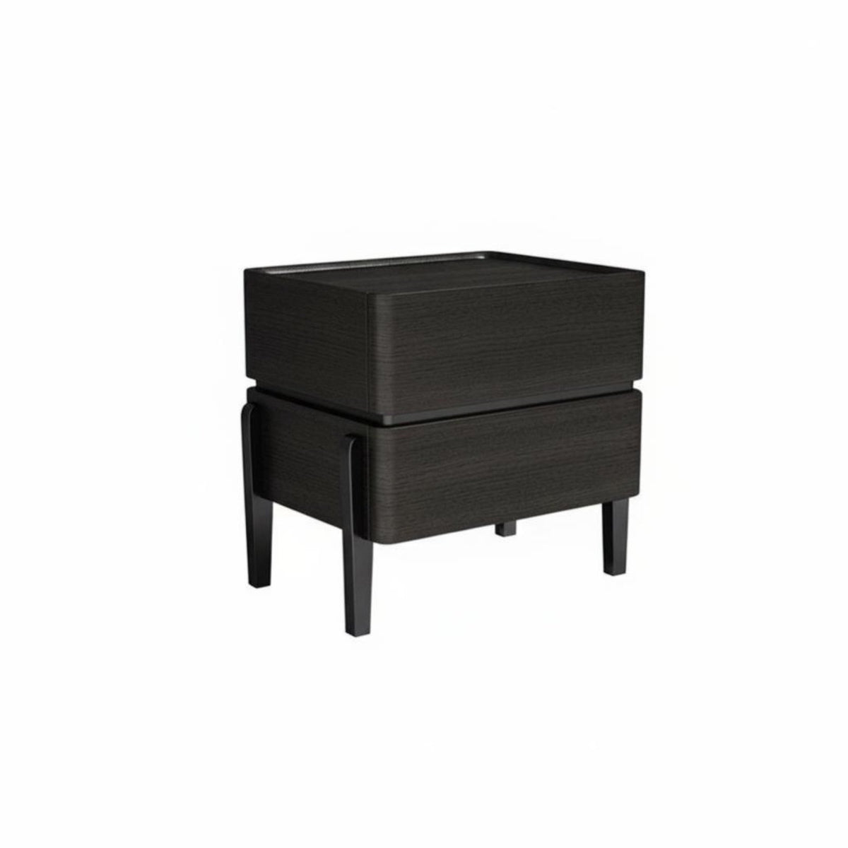 Bedside Nightstand Multifunctional Single-Drawer End Table Easy Assembly