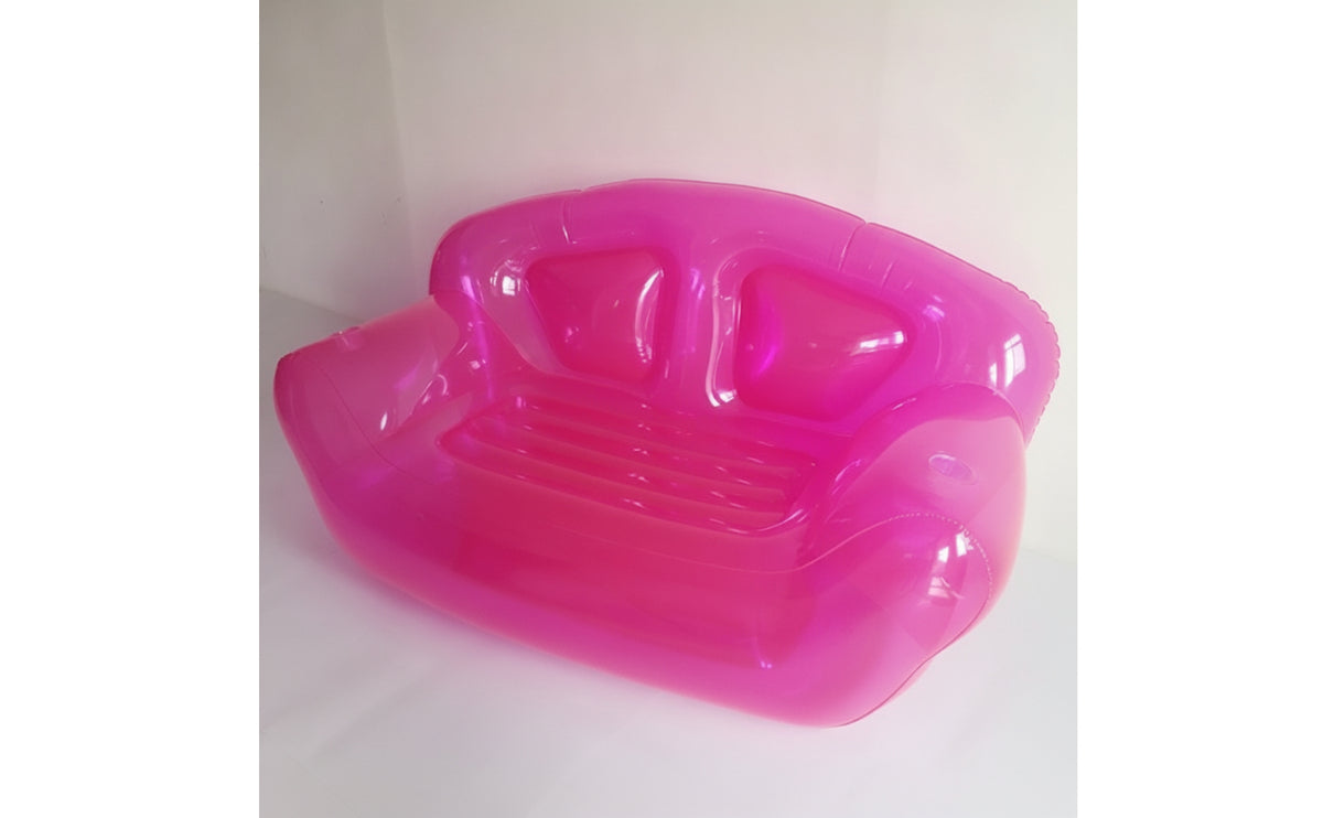 Transparent Inflatable Sofa Thick PVC Inflatable Couch Portable Inflatable Couch Lightweight for Adults, Teens, Dorm Room, Apartments