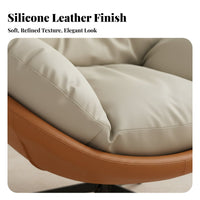 rotate enveloping seat Chair Modern Minimalist rotate Barrel Chair Ergonomic Shape Oversized for Homeowners, Bedroom