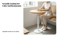 Easy to Clean Upholstery Rattan Booth Seating Set Modern Minimalist Design Solid Wood Dining Booth Nordic Design Wooden Cafe Table and Chair Set for Restaurant Owners, Interior Designers, Coffee Shop, Bar, Eatery, Lounge