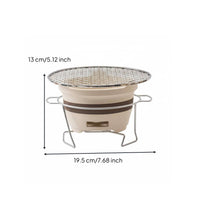 Chinese Tea Warmer Multi-Functional Traditional Briquettes Grill Multifunctional Outdoor Tea Warmer for Camping, Patio