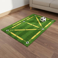 Indoor Soccer Practice Mat Numbered Path Design Kids Soccer Training Rug Easy to Use Football Skill Practice Carpet for Home