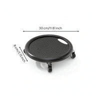 Wheeled Sliding Disc with Wheels Textured Core Training Slider Compact Abdominal Exercise Slider Disc Portable for Indoor Workouts