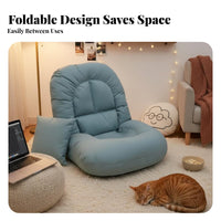 Adjustable Backrest Lounger Unrestrictedstanding Adjustable Floor Lounger Padded