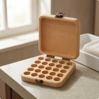 Wooden Box Hinged Lid Storage Box Solid Wood