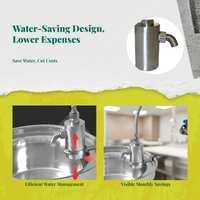 Touchless faucet saves water