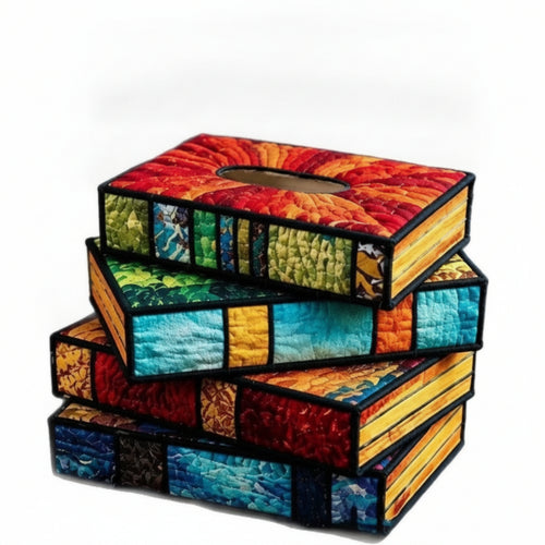 Book-Style Tissue Box Cover Fashionable Container Elegant for Reading Nook