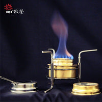 OUT-D傲登铜炉头 野餐炊具户外铜合金酒精炉便携式炉具炉头配件B9