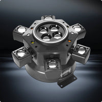 Pulse Six-Arm Stage Light Compact Moving Head Stage Light Multi-Functional Lighting Versatile for DJs, Stages, Clubs