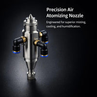 Stainless Steel Spray Tip Nozzle, G3/16 Male Thread Misting Nozzle, 0.2mm Orific #variant:Fan-shaped spray nozzle