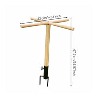 Wooden Chicken Perch Stand Ground Stake Chicken Perch Stand Sturdy