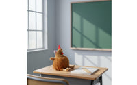 Fuzzy Chicken Writing Implement Case Funny Design Stationery Box Multi-Function