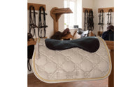 Saddle Pad Insert Non-Slip Saddle Pad with Holes Pressure Relieving for Horse Riders, Horseback Riding